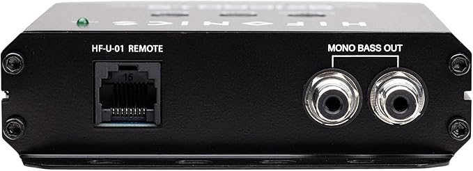 Hifonics BXIPRO1.5 Bass Enhancer, Digital Processor with Dash Mount Remote Control, Integration with Any Vehicle for Upgraded Subwoofer System, Black