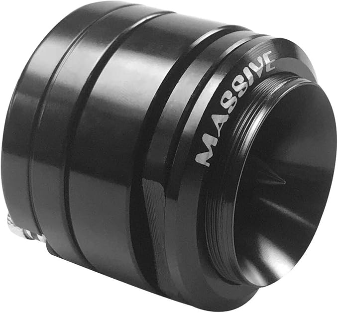 Massive Audio CT4XV2 25mm Titanium Bullet Tweeter | 4 Ohm, 120W Super Tweeter, High-Frequency Pro Audio Component, Ultra-Loud Sound, Aluminum Housing, Car & Pro Audio System Upgrade