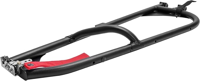 ALMULOO Passenger Side Upper Door Frame Compatible with Can-Am Maverick X3 XRS X3 RS RR 2017-2024, Aluminum Front Right Door Frame Replacement, Powder-Coated Black (2 & 4 Door Models)