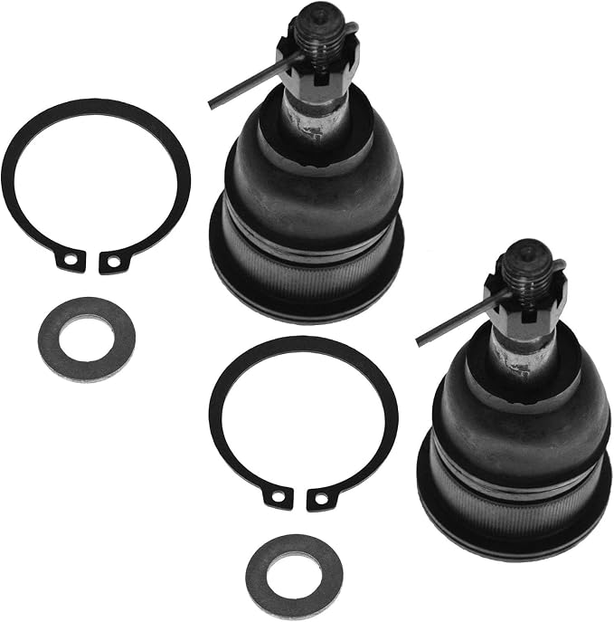 TRQ Front Upper Ball Joint Set Compatible with 99-19 Chevrolet GMC 03-09 Hummer