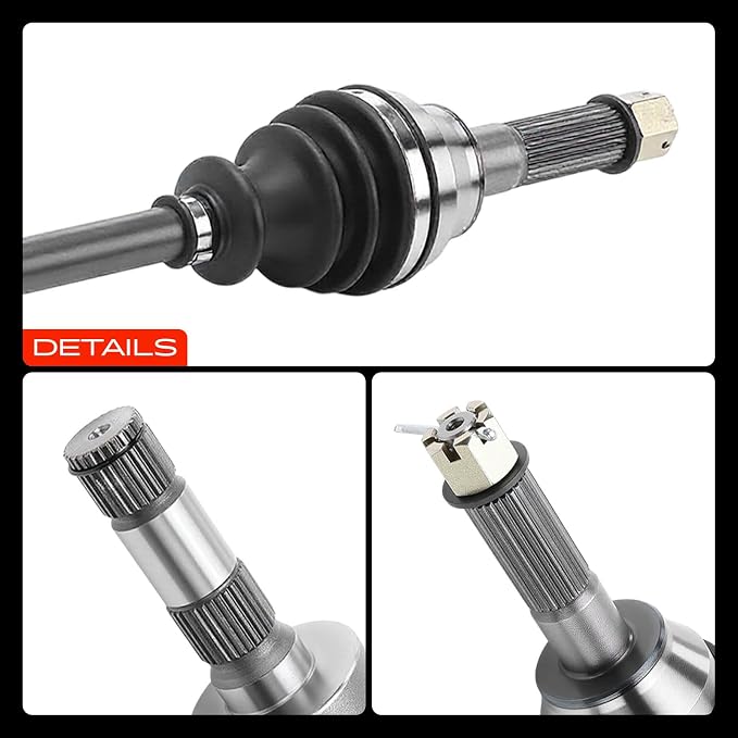 A-Premium Pair (2) Rear CV Axle Shaft Assembly Compatible with Polaris Ranger 900 Diesel 2011-2014, Ranger Crew 900 Diesel 2012-2014, Driver and Passenger Side, Replace# 1332894, 1332895