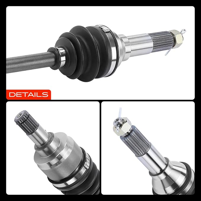 A-Premium CV Axle Shaft Assembly Compatible with Yamaha Grizzly 600 YFM600F 4x4 2000-2001, YFM600FH 4x4 Hunter Edition 2000-2001, YFM600FWA 4x4 1999, Front Driver or Passenger Side