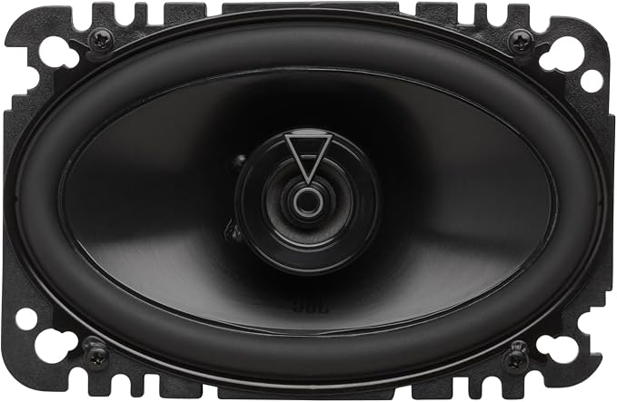 JBL Club 644F - 4"x 6" (100mm x 152mm) Two-Way Car Speaker, 40W RMS, 120W Peak, Sensitivity (@ 2.83V): 92dB, Frequency Response: 75Hz – 20kHz, Nominal Impedance: 3.0 ohms