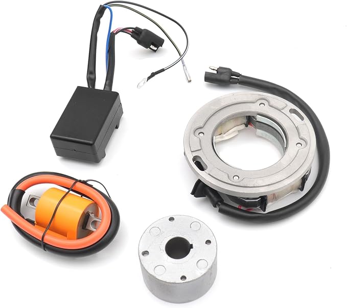 Stator Flywheel Rotor CDI Ignition Coil Kit Fit for Suzuki RM RM80 RM85 RM125 RM250 RM370 RM400 RM465 RM500,Fit for Honda CR125R 1981-1983,Fit for Kawasaki KX125,32900-20420
