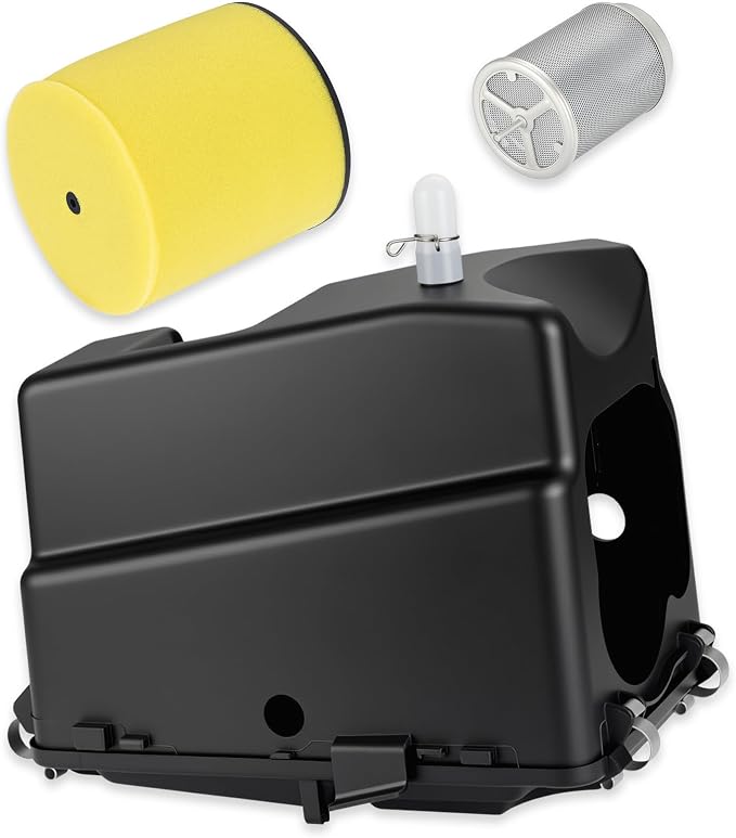 Air Filter Box & Lid Cap w/Lid Spring + Air Filter Complete Kit For Honda TRX450R 2004-2005 17210-HP1-000