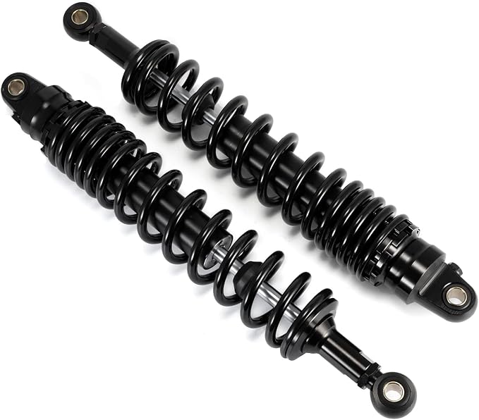 400mm 15.75 inch 8mm Spring Universal Motorbike Air Shock Absorber Rear Suspension ATV Quad Scooter Dirt Bike For YZF-R1 YZF-R6 YZF-125 XC EXC XCF