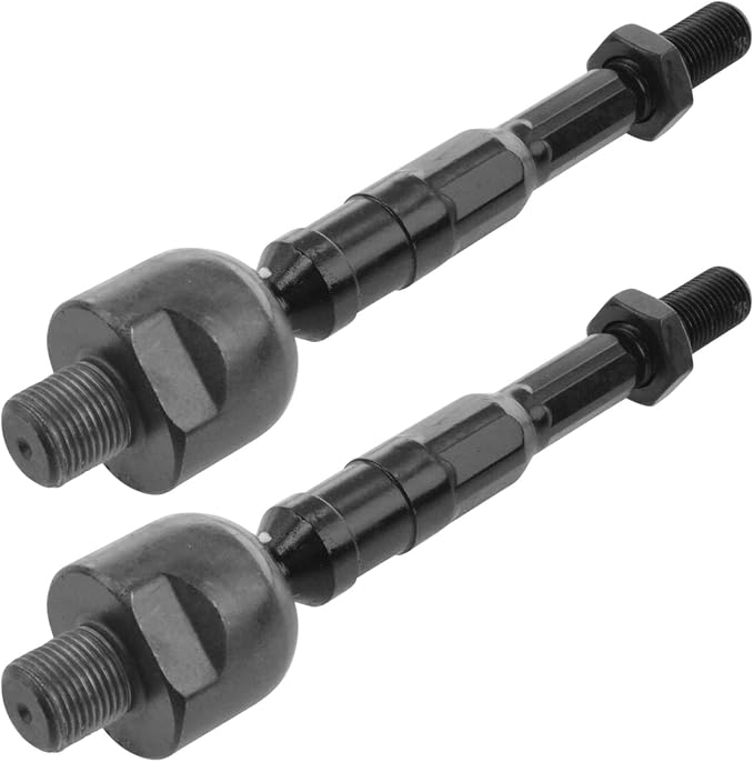 TRQ Inner Driver and Passenger Side Tie Rod Set 2 Piece Compatible with 06-11 Honda Civic EX GX LX DX 09-11 Honda Civic LX-S EX-L