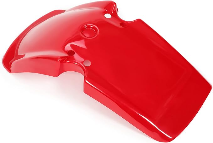 ALMULOO Front Fender Plastic ABS Red Compatible with 1983-1985 Honda ATC200X Three‑Wheeler