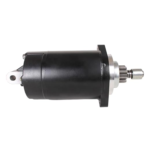 SouthMarine Outboard Engine 6E5-81800-10 6E5-81800-11 12 Starter Motor for Yamaha 115HP-200HP, 50-825095 for Mercury 40HP-50HP, S114-323A/B/C S114-323CN for Hitachi, fit Sierra 18-6413, fit Arco 3426