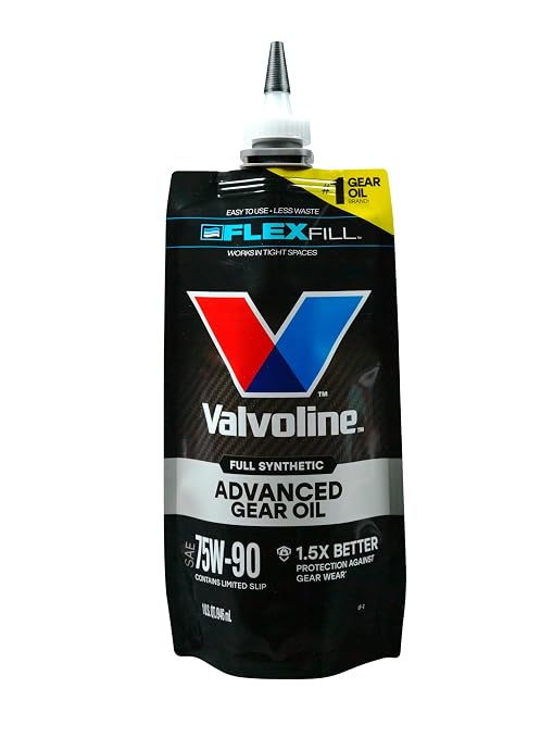 Valvoline FlexFill Advanced Full Synthetic 75W-90 Gear Oil 1 Quart Pouch