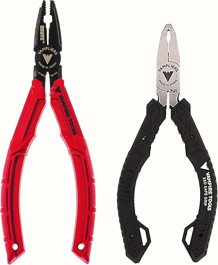 VamPLIERS 5” Mini ESD Safe Screw Extraction Pliers + BRUTE™ 6.25" Screw Extraction Pliers
