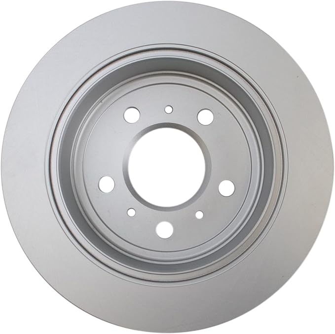TRQ Rear Brake Rotor Set Solid G Coated Compatible with 2008-2009 Buick LaCrosse 2006-2010 Chevrolet Impala 2006-2007 Monte Carlo