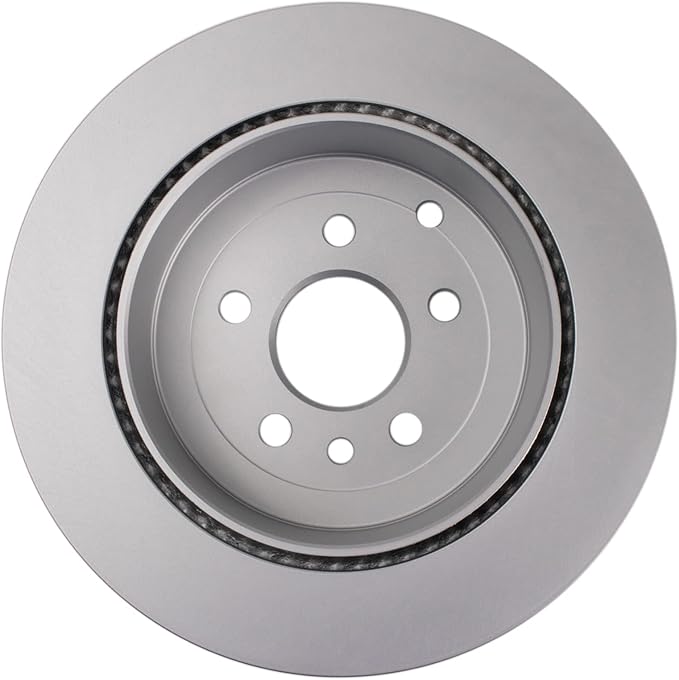 TRQ Rear Brake Rotor Set G Coated Vented Compatible with 2008-2012 Land Rover LR2