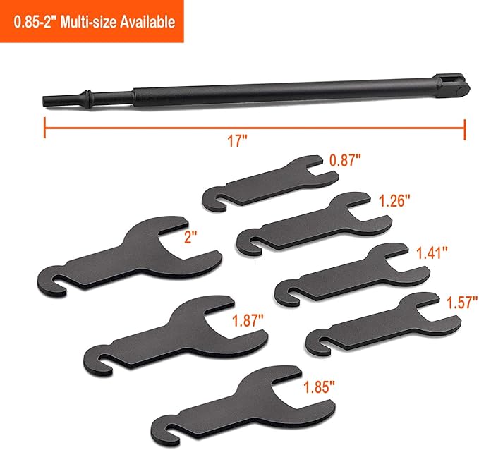 43300 Pneumatic Fan Clutch Wrench Kit Removal Tool Kit Compatible with Ford/GM/Chrysler/Jeep