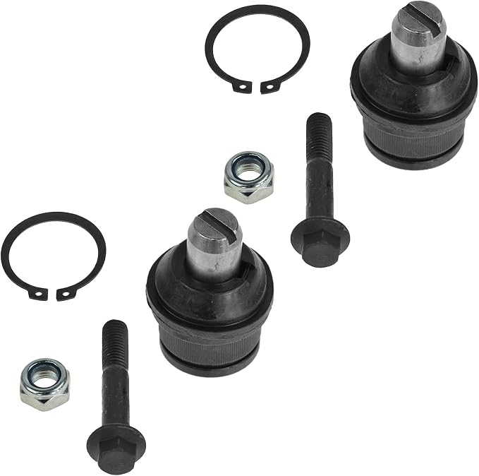TRQ Front Upper Ball Joint Set Compatible with 92-21 Ford