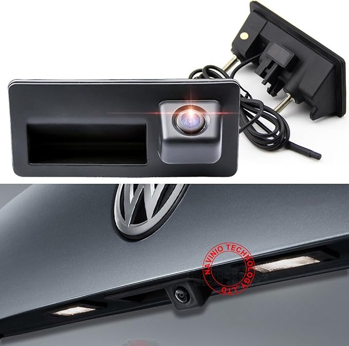 Waterproof Reversible Vehicle-Specific Handle Strip Camera Integrated in Case Handle Rear View Rear View Rear View for Audi A4 B8 VW Tiguan Golf VI Variant Passat Variant Estate Sharan Touran