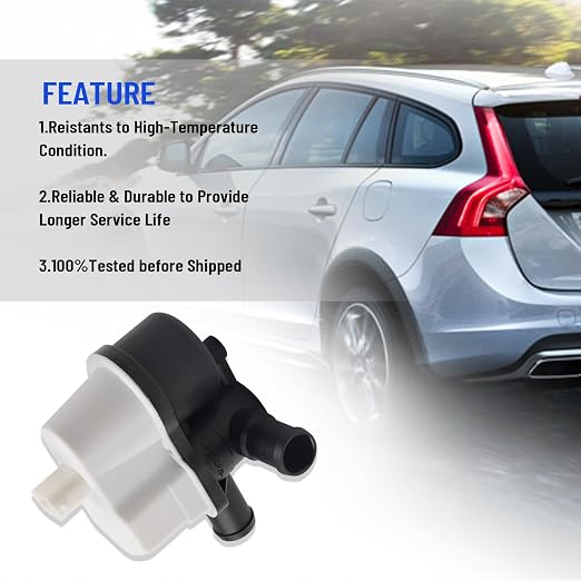 30774518 EVAP Fuel Vapor Leak Detection Pump for Mazda Volvo Selected Models, LDP Leak Detection Pump, Replace 31321575 31392490 AJ5118581A 310-600