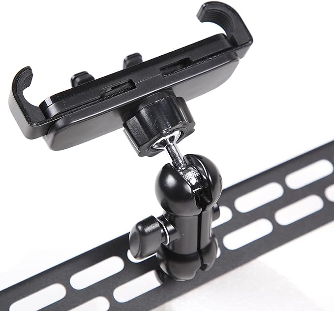 Compatible with INEOS Grenadier 2020-2024 Car Phone Mount and Walkie Talkie Mount Stand Set, Centre Console Multifunctional Track Mobile Phone Holder Expansion Platform (Style B)