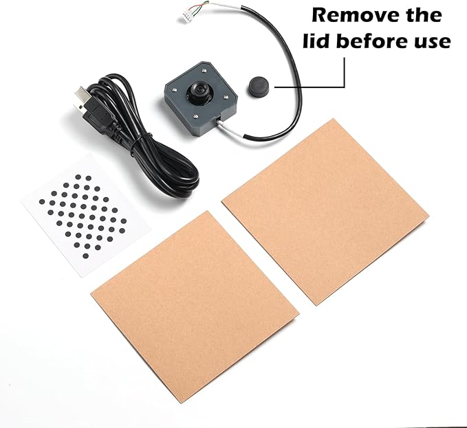 Genmitsu Camera for Laser Engraver, Perfect for Kiosk Kortek Laser Engraving Machine, Laser Cutter Accessory Compactible with Lightburn, Precise Positioning & Work Preview