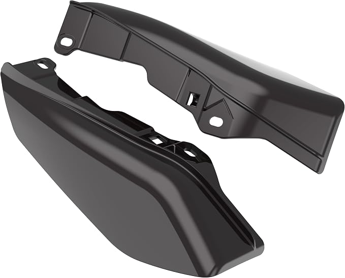 Color - Matched Mid Frame Air Deflectors Heat Shield, Perfectly Fit for Harley Touring Models 2009-2026 Blackened Cayenne