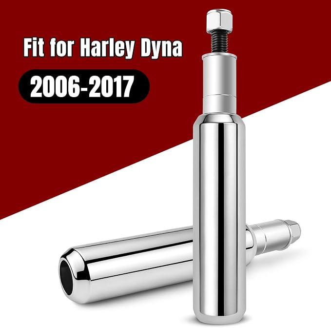 6.5" Al Motorcycle Frame Sliders Falling Crash Protector Upper Shock Mount Guards Falling Side Protector Fit for Dyna 2006-2017 (Smooth Style)