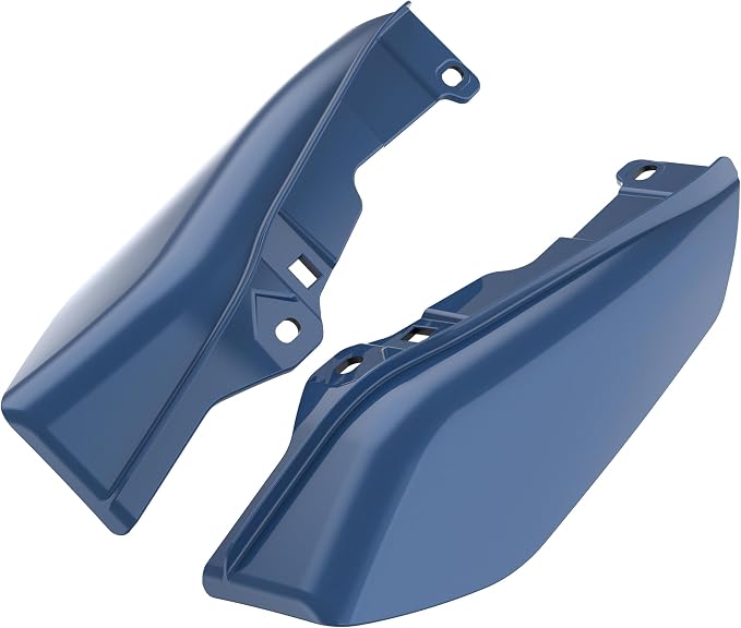 Color - Matched Mid Frame Air Deflectors Heat Shield, Perfectly Fit for Harley Touring Models 2009-2026 Legend Blue