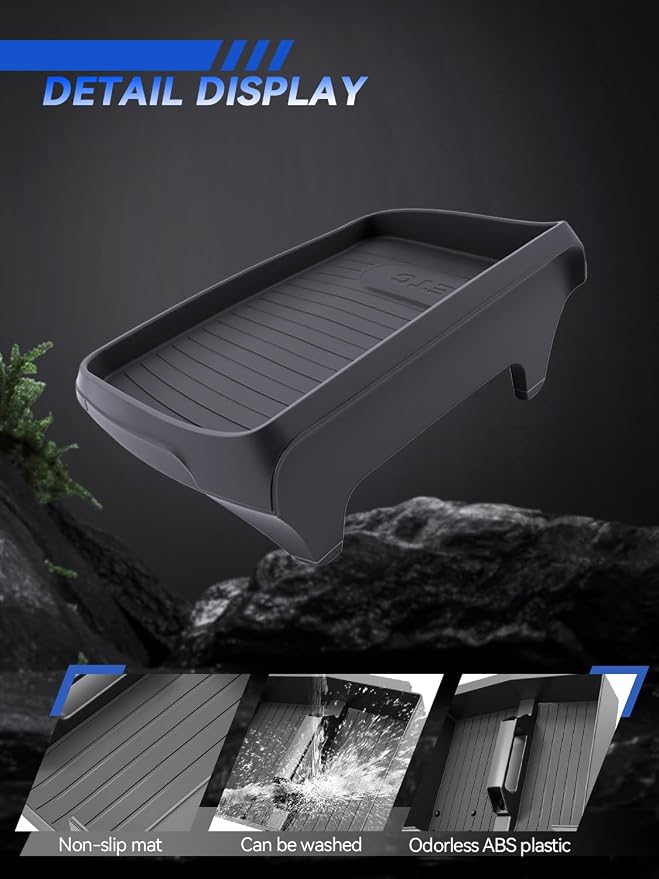 for Audi Q5 Dashboard Console Organizer 2021-2025 Audi Q5/Q5L/A5/S5 & 2020-2025 Audi A4L/A4/S4 Accessories Behind Screen Organizer Storage Box Console Dash Tray