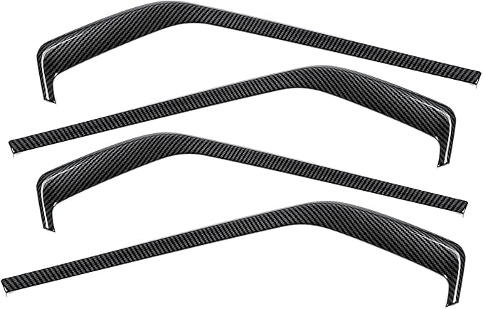 Youtaiche 4PCS ABS Carbon Fiber Car Door Panel Trim Cover for 2023 2024 2025 2026 Chevy Colorado/GMC Canyon Sticker Accessories