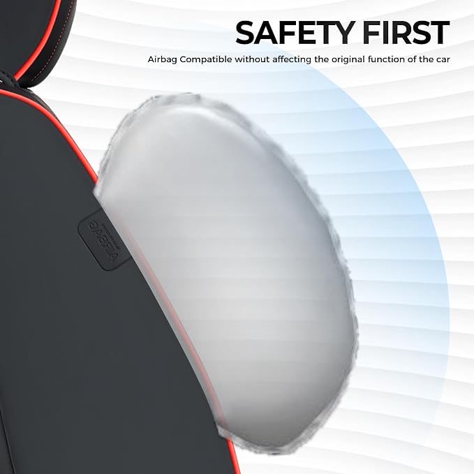 FLORICH Leather Car Seat Cover, Car Seat Covers Full Set, Waterproof Car Seat Protectors 5 Seats, Front and Rear Seat Covers for Cars, Automotive Seat Covers Protector Fit for Most Cars Trucks