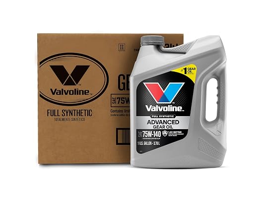 Valvoline SynPower SAE 75W-140 Full Synthetic Gear Oil 1 GA, Case of 3
