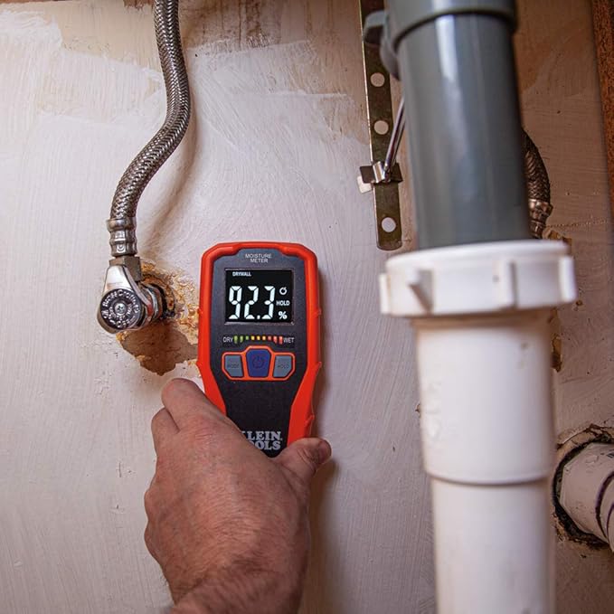 Klein Tools ET140 Pinless Moisture Meter & ET310 AC Circuit Breaker Finder with Integrated GFCI Outlet Tester