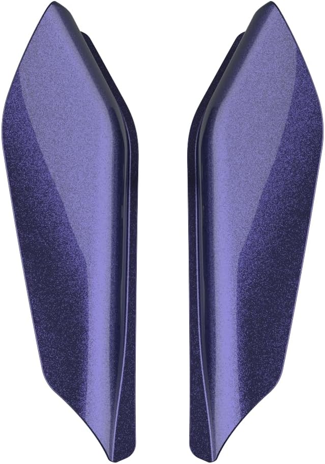 Advanblack 2026 Road Glide Mid Frame Air Deflector, Purple Abyss Air Deflector Heat Shield Compatible with Harley Touring Street Glide, Road King, Electra Glide, 2009-2026