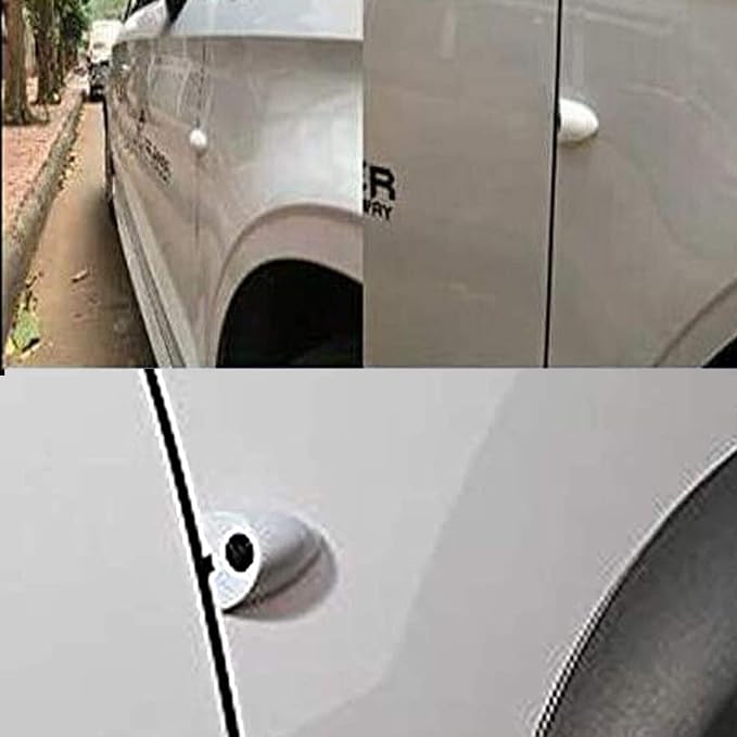 EWAY Car Door Blind Spot Side View Camera with 7 Inch TFT LCD Monitor Side Mount Backup Cameras for Truck 5th Wheel Camper Trailer RV Auto Safety - Tape Monitor with Remote Control