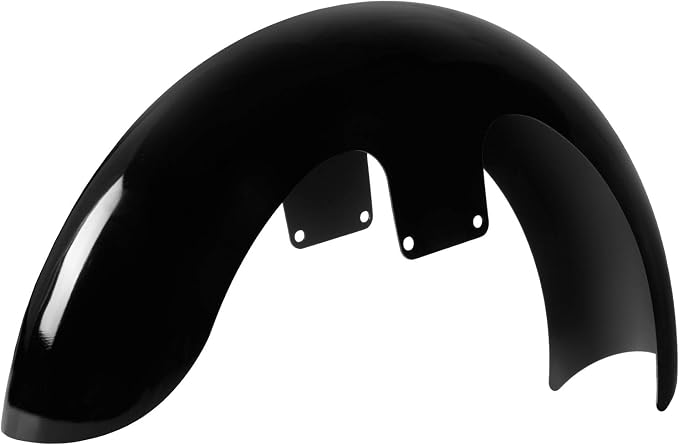 21" Motorcycle Front Fender Mudguards for 120 / R21 Tire Fit for Harley Bagger Touring Road King Electra Glide Street Glide FLHR FLHX Gloss Black