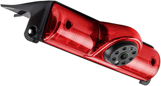 Backup Camera Compatible for Chevrolet Express GMC Savana Cargo Van Transporter Chevy Express/GMC Savana Explorer Replace Thrid Brake Light (with Monitor)