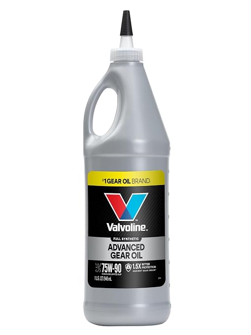 Valvoline SynPower SAE 75W-90 Full Synthetic Gear Oil 1 QT, Case of 12