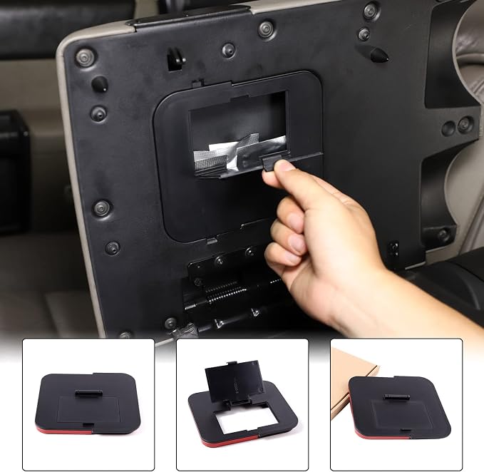 Car Armrest Hidden Storage Box Compatible with Hummer H2 2003-2007 Center Console Handrail Privacy Storage Box Organizer Tray Armrest Storage Box Container Insert Pallet Manager Interior Accessories