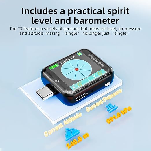 Diymore USB Tester USB C Power Mester Testers Capacitive Touch Screen High-Precision Digital Display Voltage Current Power Meter USB Charging Tester Type C Interface DC 4.5-50V 6A