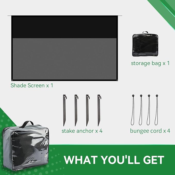 RV Awning Shade Screen with Zipper 9' x 19'3'', 600D Oxford Top + Mesh Bottom, RV Sun Shade Screen for Awning, RV Shade Complete Kits for Trailer Camper