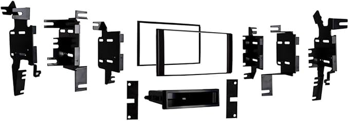 Metra 99-7624 Double DIN Dash Kit for Select 2007 and Nissan Vehicles (Black) & Metra 70-7552 Radio Wiring Harness for Nissan 2007-Up/Select Subaru 2008-Up