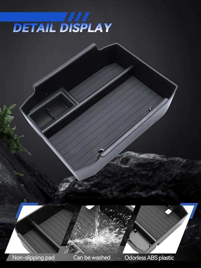 Outback Center Console Organizer for 2026 Subaru Outback (Wilderness/Premium/Limited/Touring/Limited XT/Touring XT) Accessories Armrest Tray Middle Storage Box Insert Container Durable