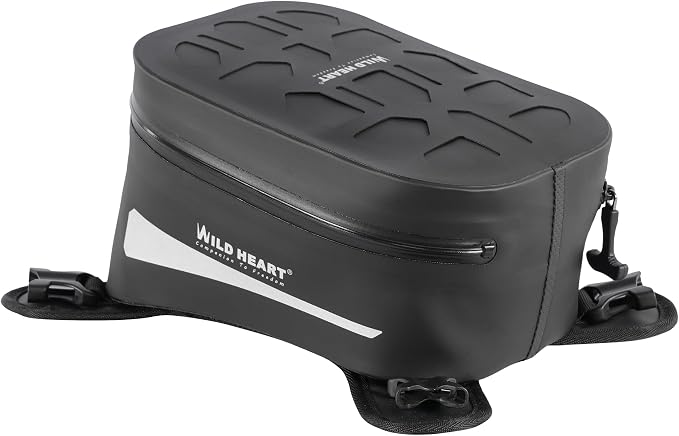 WILD HEART Motorcycle Tank Bag is Compatible with Most Motorcycle Outdoor Riding Accessories (Black)