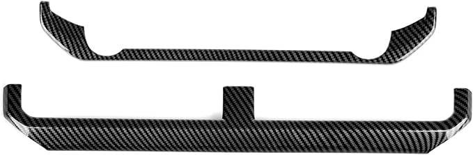 Youtaiche ABS Carbon Fiber Interior Center Console Dash Air Vent Cover Trim for Chevrolet Colorado/GMC Canyon 2023 2024 2025 Accessories