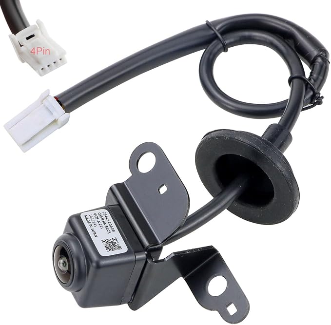 28442-4GA0B 4PIN Rear View Camera Replacement for Infiniti Q50 w/o AVM 2014-2019 & Infiniti Q50 Hybrid w/o AVM 2014-2018, OE Backup Cam Replaces 28442-4GA1B, 284424GA0B, 284424GA1B by GreenYi