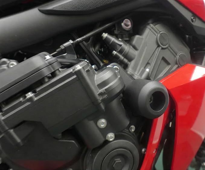 MZS Motorcycle Frame Sliders Compatible with CBR650R CBR 650R CB650R E-Clutch 2024 2025 2026, Falling Anti Crash Protector Guards Engine Fairing Protection No Cut Kits Black