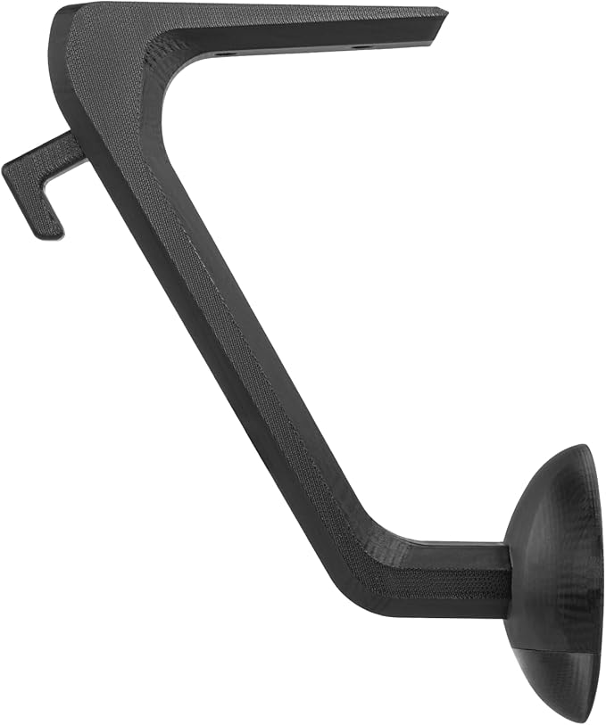 Fire for Helmet Wall Mount Display - Unique Floating Display for Helmets, Jackets, and Masks - Matte Black