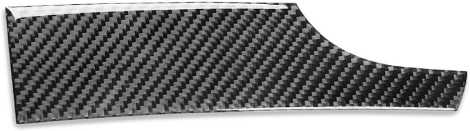 Black Soft Carbon Fiber car Interior Driver Side Decoration 1/Piece Decorative Sticker Suitable for Acura TSX 09-14 Carbon Fiber car Interior