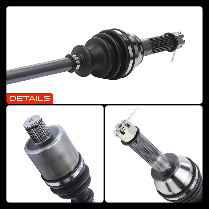A-Premium Rear Driver or Passenger Side CV Axle Shaft Assembly for Polaris | Compatible with Ranger 500 2010, Ranger 800 2010 2013-2014, Ranger Crew 800 2010-2014, Ranger XP 800 2011-2012