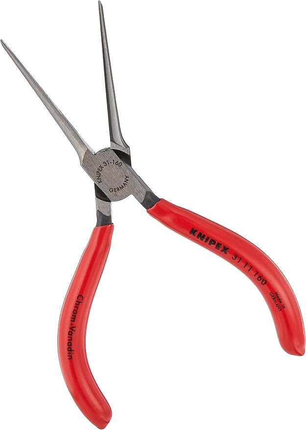 KNIPEX Tools - Electronics Super Knips, INOX Steel, Multi-Component (7803125), 5-Inch & 31 11 160 Tools - Needle Nose Pliers (3111160)