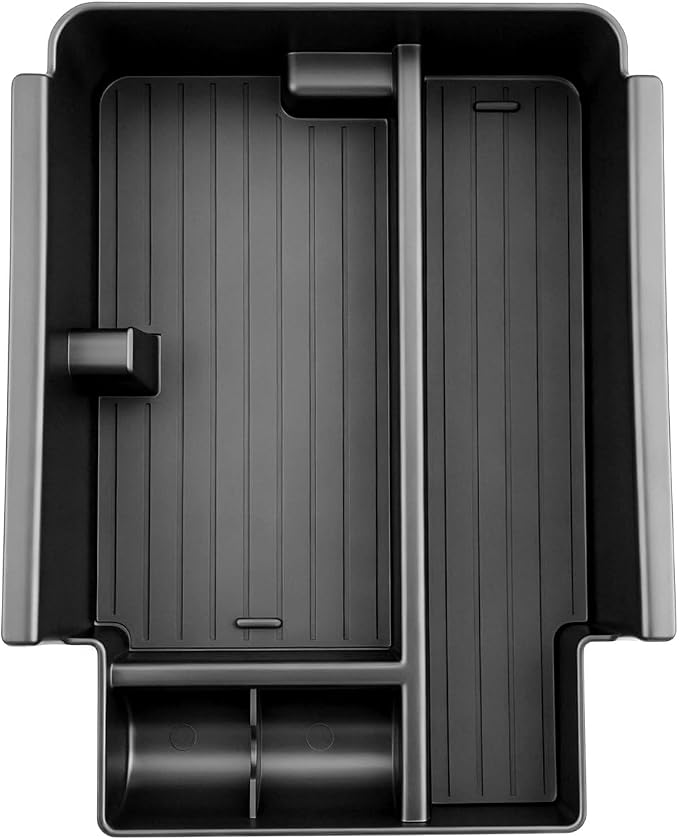 SKTU for 2026 Jeep Cherokee Center Console Organizer for 2026+ Jeep Cherokee (Base/Laredo/Limited/Overland) Console Tray Jeep Cherokee 2026 Accessories ABS Insert Tray with Sunglasses and Coin Holder
